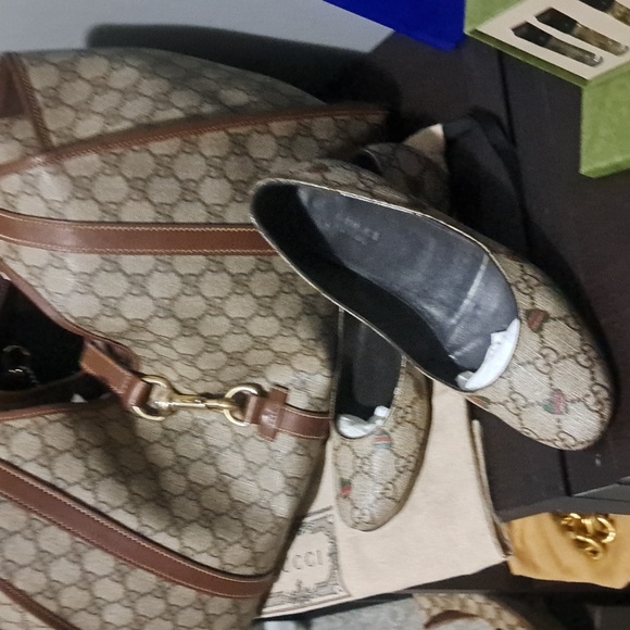 GUCCI MONOGRAM X-LARGE HANDBAG - Picture 10 of 10